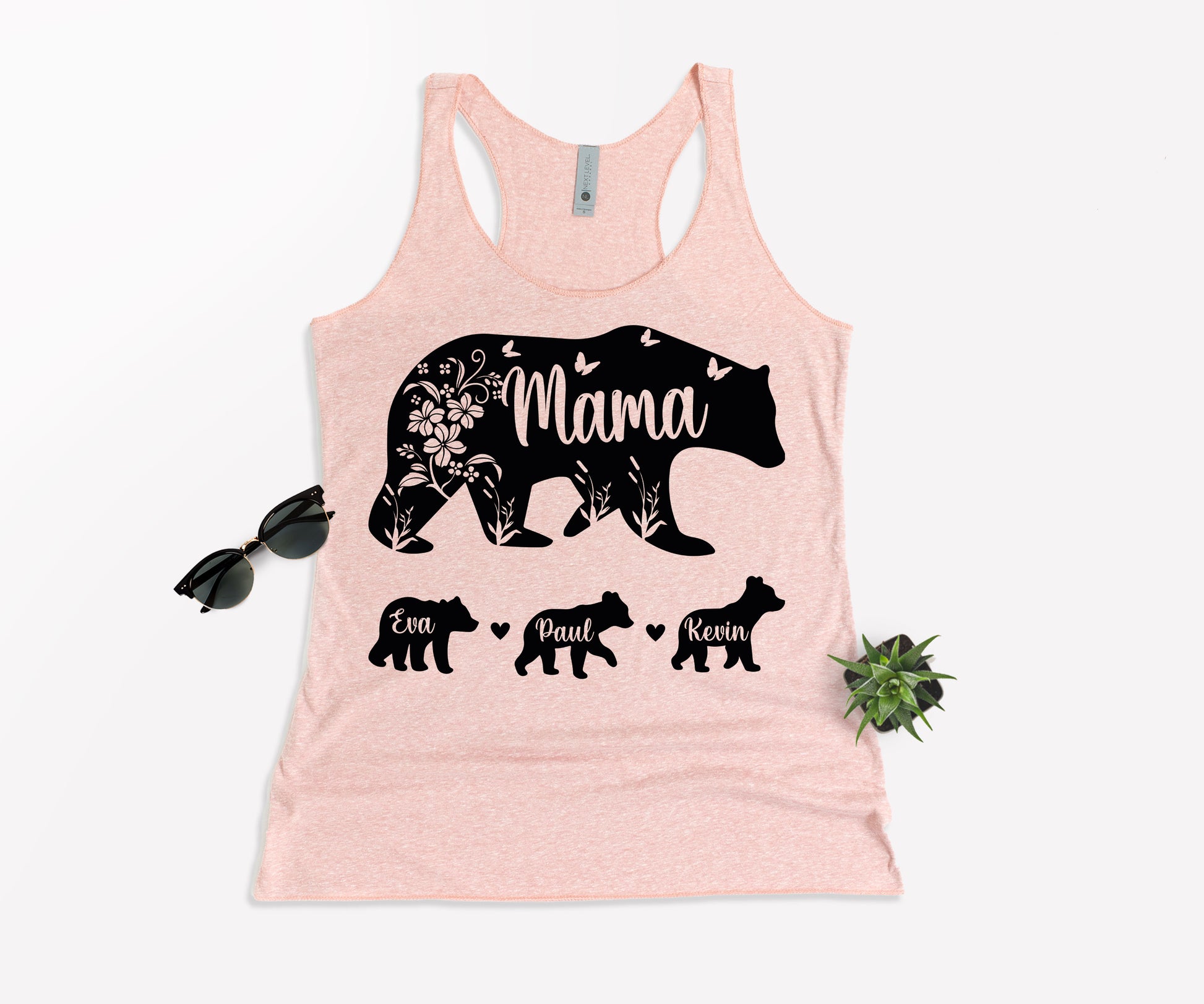 Mama Bear Shirt with Kids Names, Mama Bear Shirt, Custom Mama Bear Shirt-newamarketing