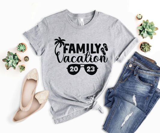 Family Vacation T-Shirt, Tank Top, Toddler, Baby Onesie - newamarketing