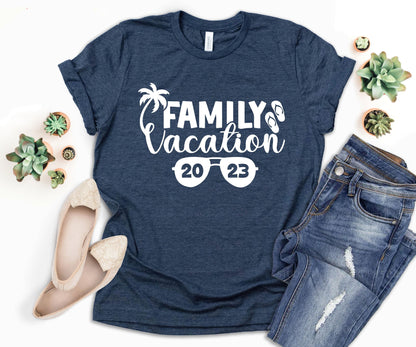 Family Vacation T-Shirt, Tank Top, Toddler, Baby Onesie - newamarketing