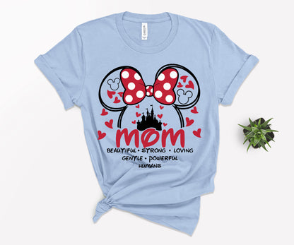 Disney Mom Shirt, Beautiful Words About Mom Shirt, Minnie Mom Shirt-newamarketing