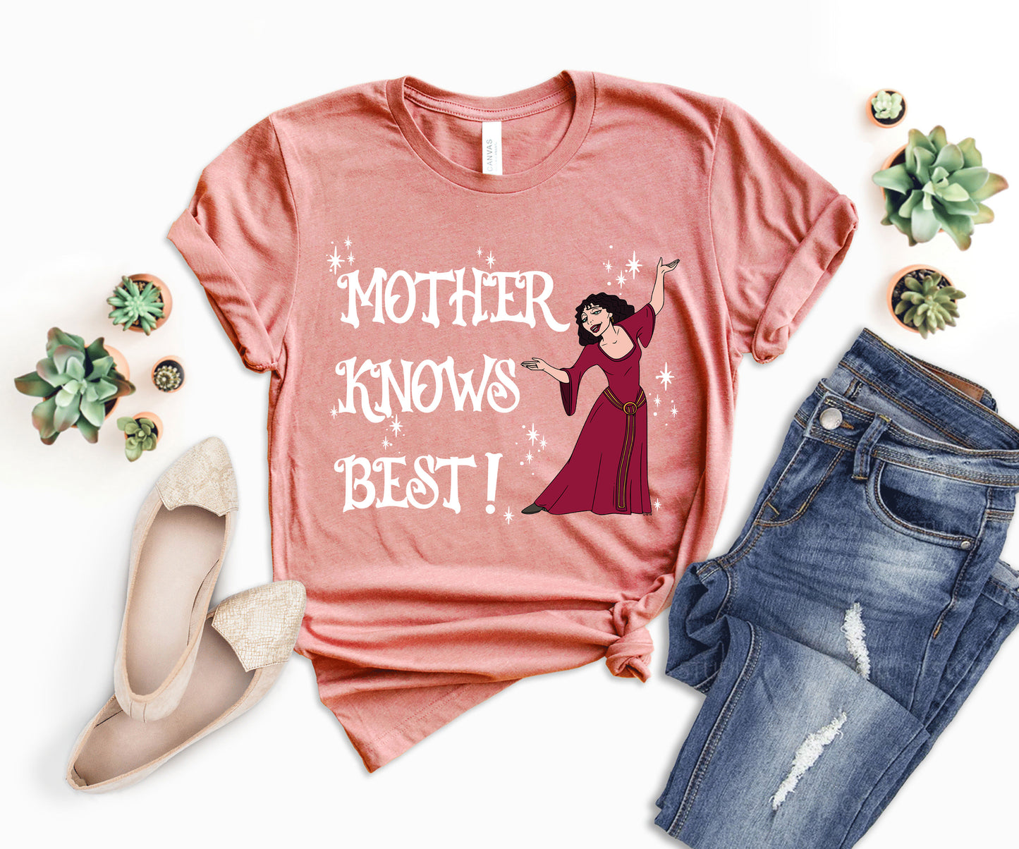 Tangled Mother Knows Best Shirt, Disney Mom Shirts, Disney Tangled Shirt-newamarketing