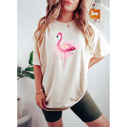 Comfort Color T-Shirt, Flamingo Shirt Womens, Flamingo Shirt-newamarketing