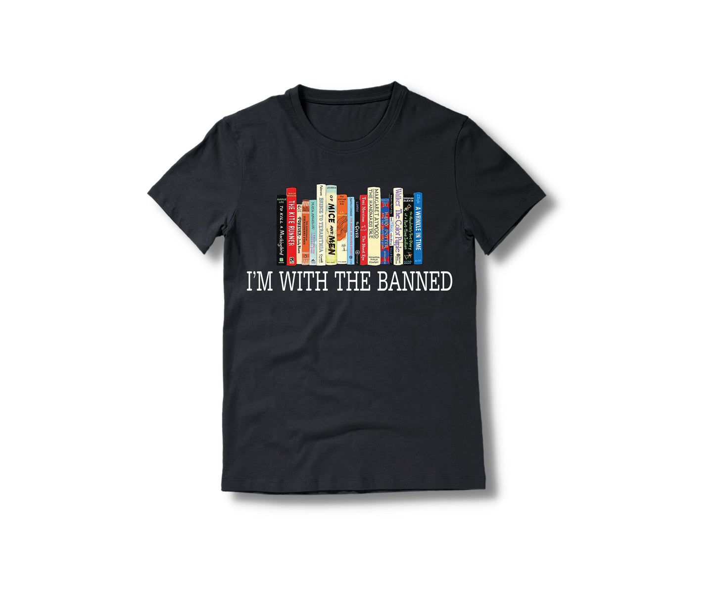 Comfort Color T-Shirts, I'm with The Banned Shirt, Banned Books Shirt-newamarketing