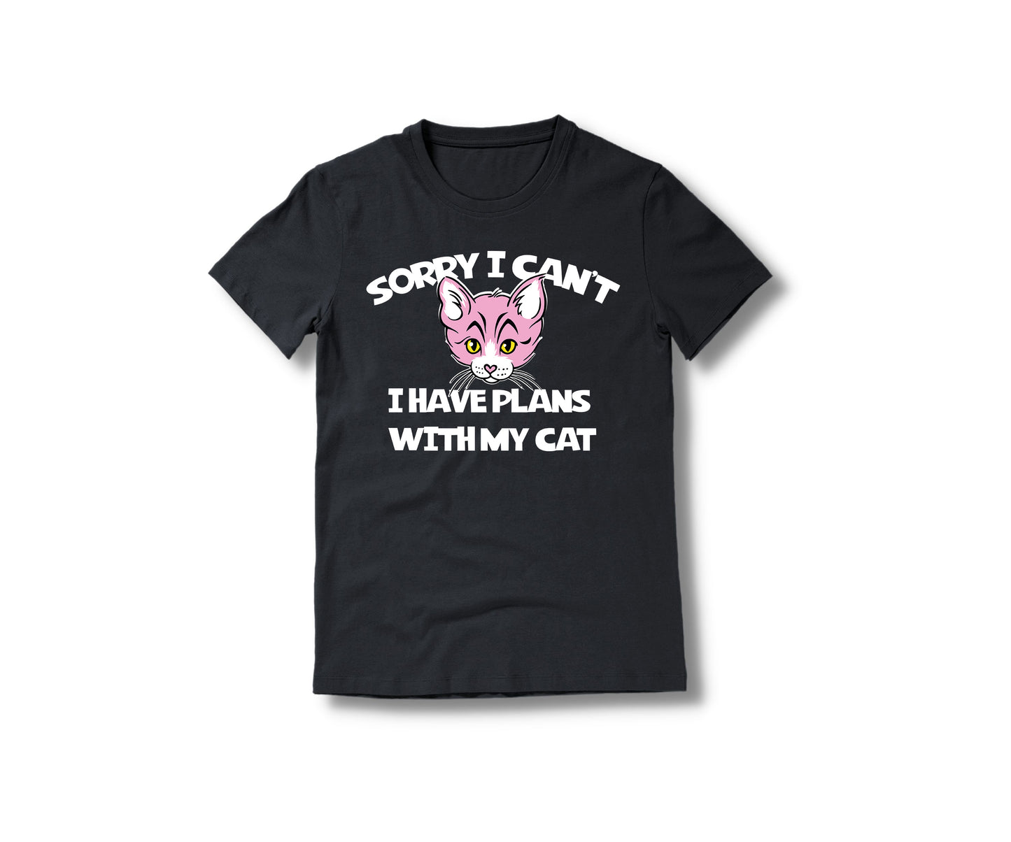 Cat Lover Shirt, Cat Mom Shirt, Sorry I Have Plans with My Cat-newamarketing