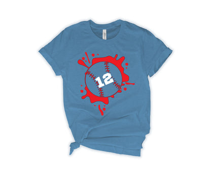Personalized Baseball Mom Shirt, Baseball Numbers Shirt, Baseball Mom Shirt-newamarketing