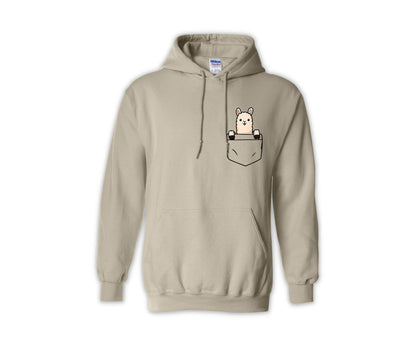 Pocket Llama Sweatshirt, Llama Sweater, Llama Hoodies-newamarketing