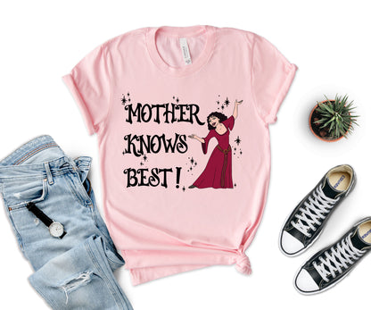 Tangled Mother Knows Best Shirt, Disney Mom Shirts, Disney Tangled Shirt-newamarketing