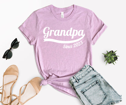 Custom Grandpa Since Shirt, Custom Fathers Day Shirt, Grandpa Shirt-newamarketing