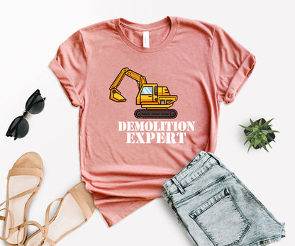 Master Builder Shirt, Father and Son Shirts, Master Builder Demolition Expert-newamarketing