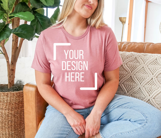 Bella Canvas Women T-Shirt, Custom T-Shirt Design, Personalized T-Shirt - newamarketing