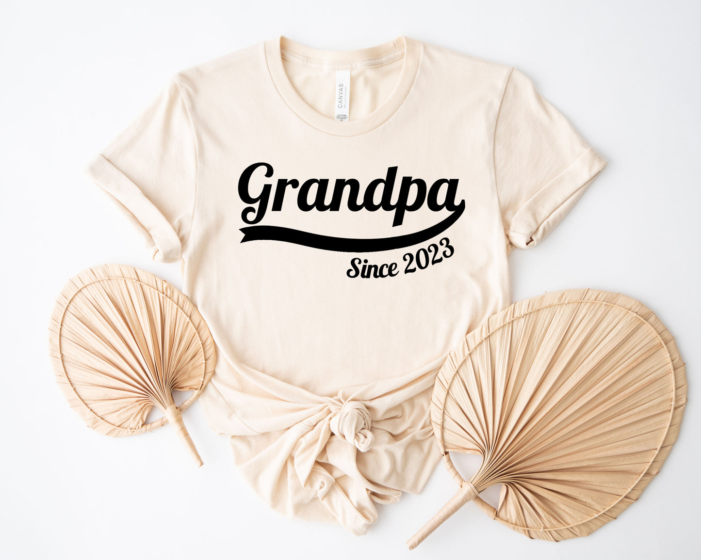 Custom Grandpa Since Shirt, Custom Fathers Day Shirt, Grandpa Shirt-newamarketing