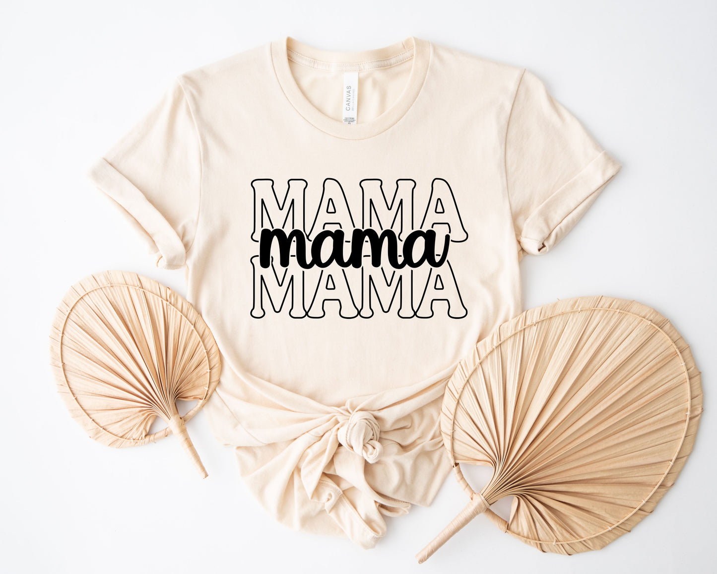 Stacked Font Mama Shirt, Retro Mama Shirt, Custom Mama Shirt-newamarketing