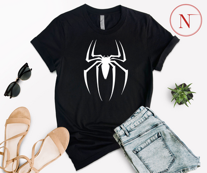 Newa Marketing- Spider Lover Shirt, Funny Superhero Shirt, Dad Son Matching T-Shirt, Spider Birthday Shirt, Toddler Birthday Shirt, Gift For Spider Lover, Mickey Ghost Skateboarding Shirt, Halloween, family, Mickey and Friends, matching, t-shirts, Made in the USA, high-quality, cotton, graphic tee, Disney,characters, mom, dad, kids, trip, Disneyland, spooky, adult, youth, toddler, baby onesie