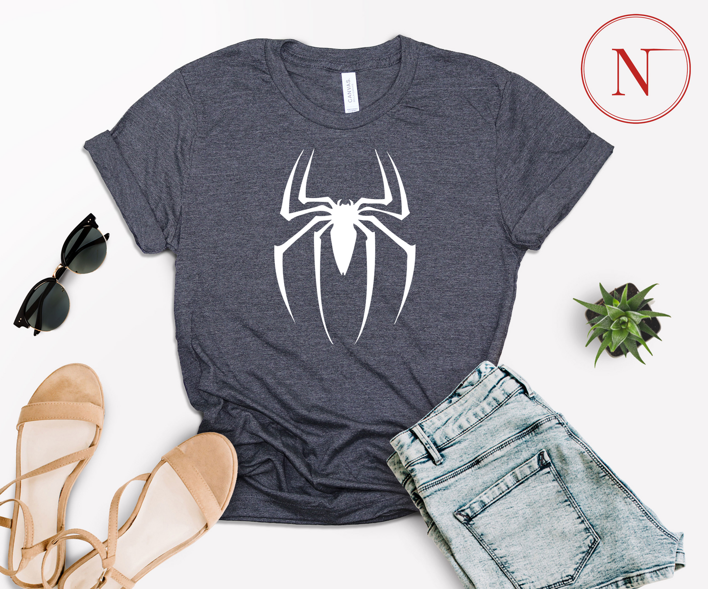 Newa Marketing- Spider Lover Shirt, Funny Superhero Shirt, Dad Son Matching T-Shirt, Spider Birthday Shirt, Toddler Birthday Shirt, Gift For Spider Lover, Mickey Ghost Skateboarding Shirt, Halloween, family, Mickey and Friends, matching, t-shirts, Made in the USA, high-quality, cotton, graphic tee, Disney,characters, mom, dad, kids, trip, Disneyland, spooky, adult, youth, toddler, baby onesie