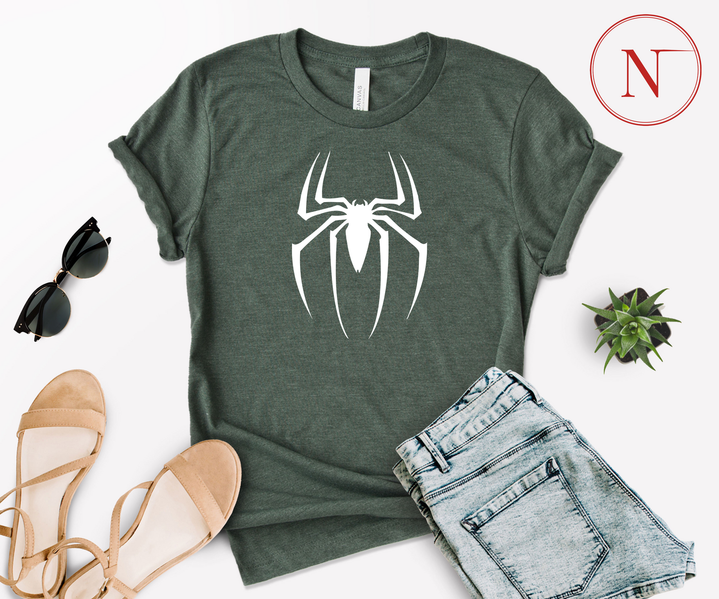 Newa Marketing- Spider Lover Shirt, Funny Superhero Shirt, Dad Son Matching T-Shirt, Spider Birthday Shirt, Toddler Birthday Shirt, Gift For Spider Lover, Mickey Ghost Skateboarding Shirt, Halloween, family, Mickey and Friends, matching, t-shirts, Made in the USA, high-quality, cotton, graphic tee, Disney,characters, mom, dad, kids, trip, Disneyland, spooky, adult, youth, toddler, baby onesie