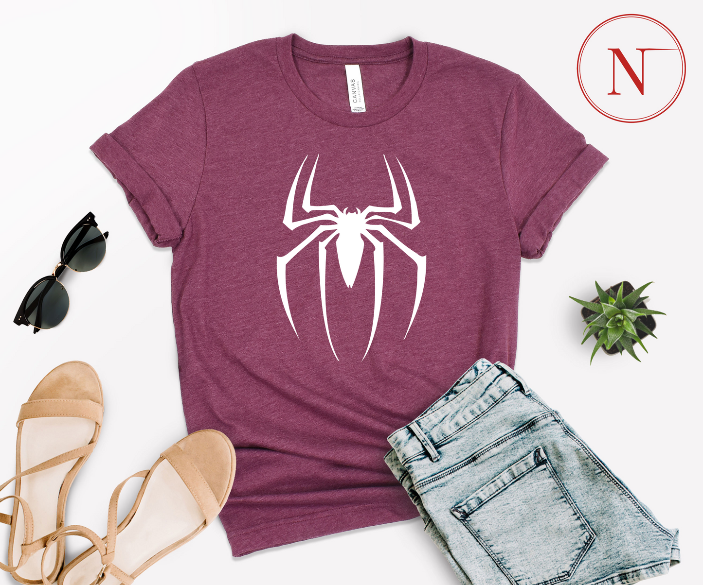 Newa Marketing- Spider Lover Shirt, Funny Superhero Shirt, Dad Son Matching T-Shirt, Spider Birthday Shirt, Toddler Birthday Shirt, Gift For Spider Lover, Mickey Ghost Skateboarding Shirt, Halloween, family, Mickey and Friends, matching, t-shirts, Made in the USA, high-quality, cotton, graphic tee, Disney,characters, mom, dad, kids, trip, Disneyland, spooky, adult, youth, toddler, baby onesie