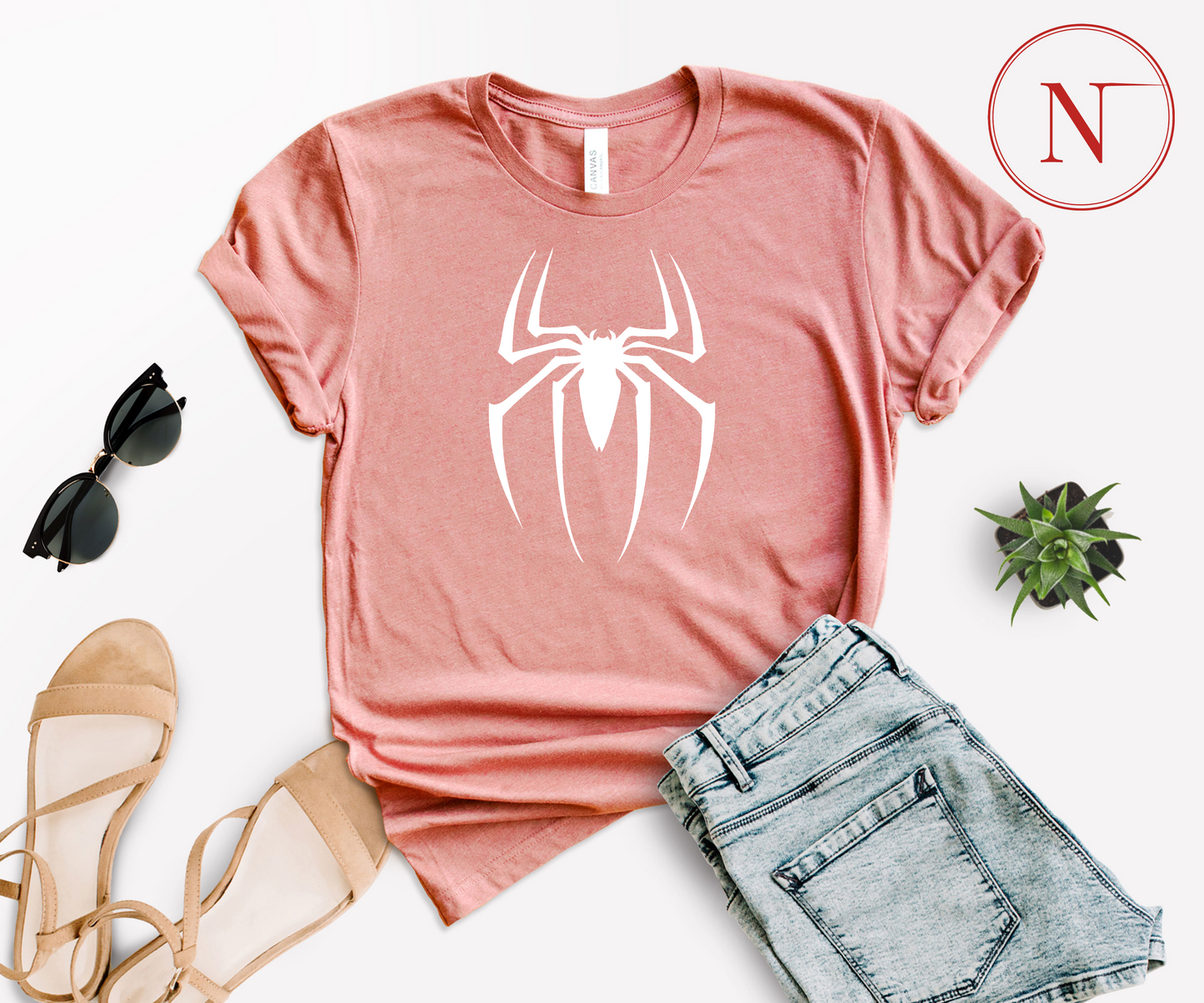 Newa Marketing- Spider Lover Shirt, Funny Superhero Shirt, Dad Son Matching T-Shirt, Spider Birthday Shirt, Toddler Birthday Shirt, Gift For Spider Lover, Mickey Ghost Skateboarding Shirt, Halloween, family, Mickey and Friends, matching, t-shirts, Made in the USA, high-quality, cotton, graphic tee, Disney,characters, mom, dad, kids, trip, Disneyland, spooky, adult, youth, toddler, baby onesie