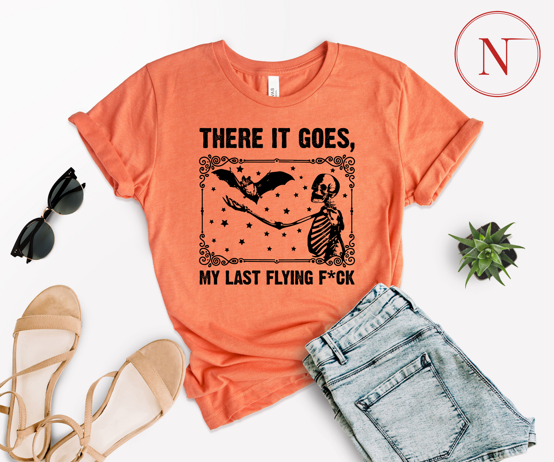 There It Goes My Last Flying Fuck Shirt, Sarcastic Skeleton T-Shirt Funny Sayings Tee, Disney, Halloween, Party, Shirt, Disney World, Tee, Maleficent, Graphic, T-Shirt, high-quality, Made in the USA, mom, mother, father, dad, family, cotton, holiday, trip, vacation, adult, youth, toddler shirt, baby onesie, kids- newamarketing, ewa marketing, DTF Printing, DTF Delaware, DTF Transfer By Size