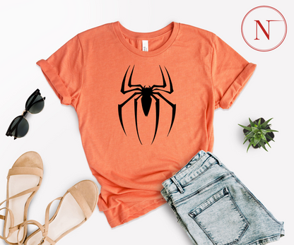 Newa Marketing- Spider Lover Shirt, Funny Superhero Shirt, Dad Son Matching T-Shirt, Spider Birthday Shirt, Toddler Birthday Shirt, Gift For Spider Lover, Mickey Ghost Skateboarding Shirt, Halloween, family, Mickey and Friends, matching, t-shirts, Made in the USA, high-quality, cotton, graphic tee, Disney,characters, mom, dad, kids, trip, Disneyland, spooky, adult, youth, toddler, baby onesie