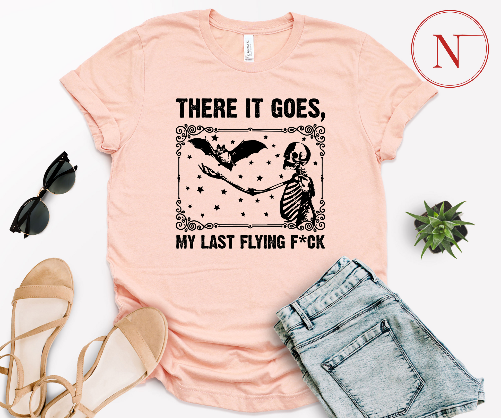 There It Goes My Last Flying Fuck Shirt, Sarcastic Skeleton T-Shirt Funny Sayings Tee, Disney, Halloween, Party, Shirt, Disney World, Tee, Maleficent, Graphic, T-Shirt, high-quality, Made in the USA, mom, mother, father, dad, family, cotton, holiday, trip, vacation, adult, youth, toddler shirt, baby onesie, kids- newamarketing, ewa marketing, DTF Printing, DTF Delaware, DTF Transfer By Size