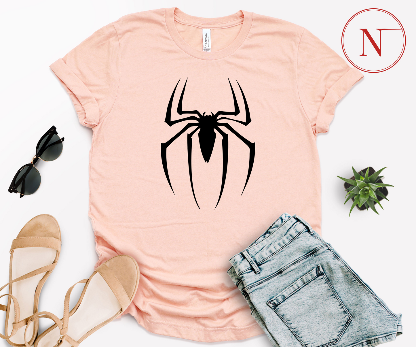 Newa Marketing- Spider Lover Shirt, Funny Superhero Shirt, Dad Son Matching T-Shirt, Spider Birthday Shirt, Toddler Birthday Shirt, Gift For Spider Lover, Mickey Ghost Skateboarding Shirt, Halloween, family, Mickey and Friends, matching, t-shirts, Made in the USA, high-quality, cotton, graphic tee, Disney,characters, mom, dad, kids, trip, Disneyland, spooky, adult, youth, toddler, baby onesie