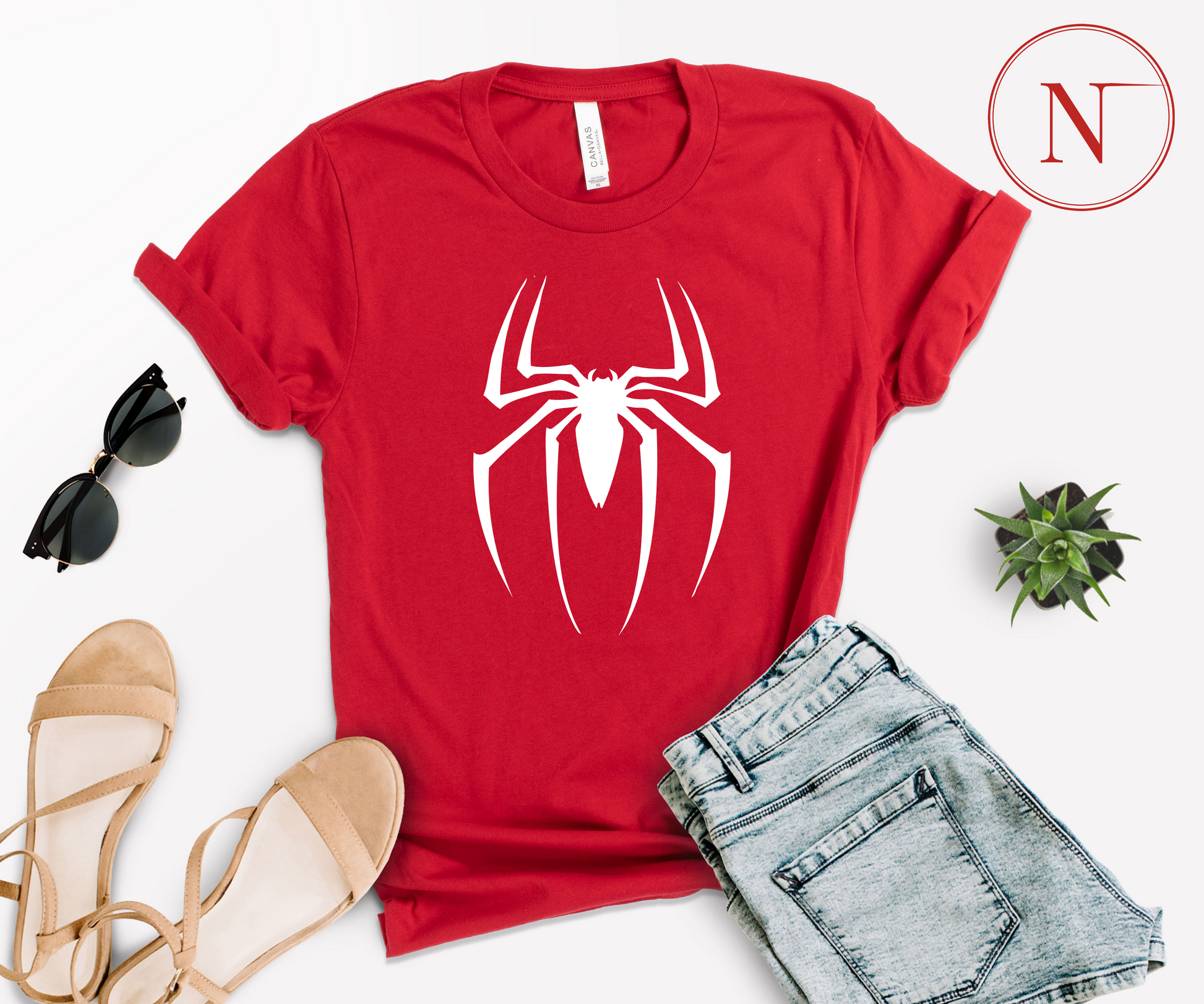 Newa Marketing- Spider Lover Shirt, Funny Superhero Shirt, Dad Son Matching T-Shirt, Spider Birthday Shirt, Toddler Birthday Shirt, Gift For Spider Lover, Mickey Ghost Skateboarding Shirt, Halloween, family, Mickey and Friends, matching, t-shirts, Made in the USA, high-quality, cotton, graphic tee, Disney,characters, mom, dad, kids, trip, Disneyland, spooky, adult, youth, toddler, baby onesie