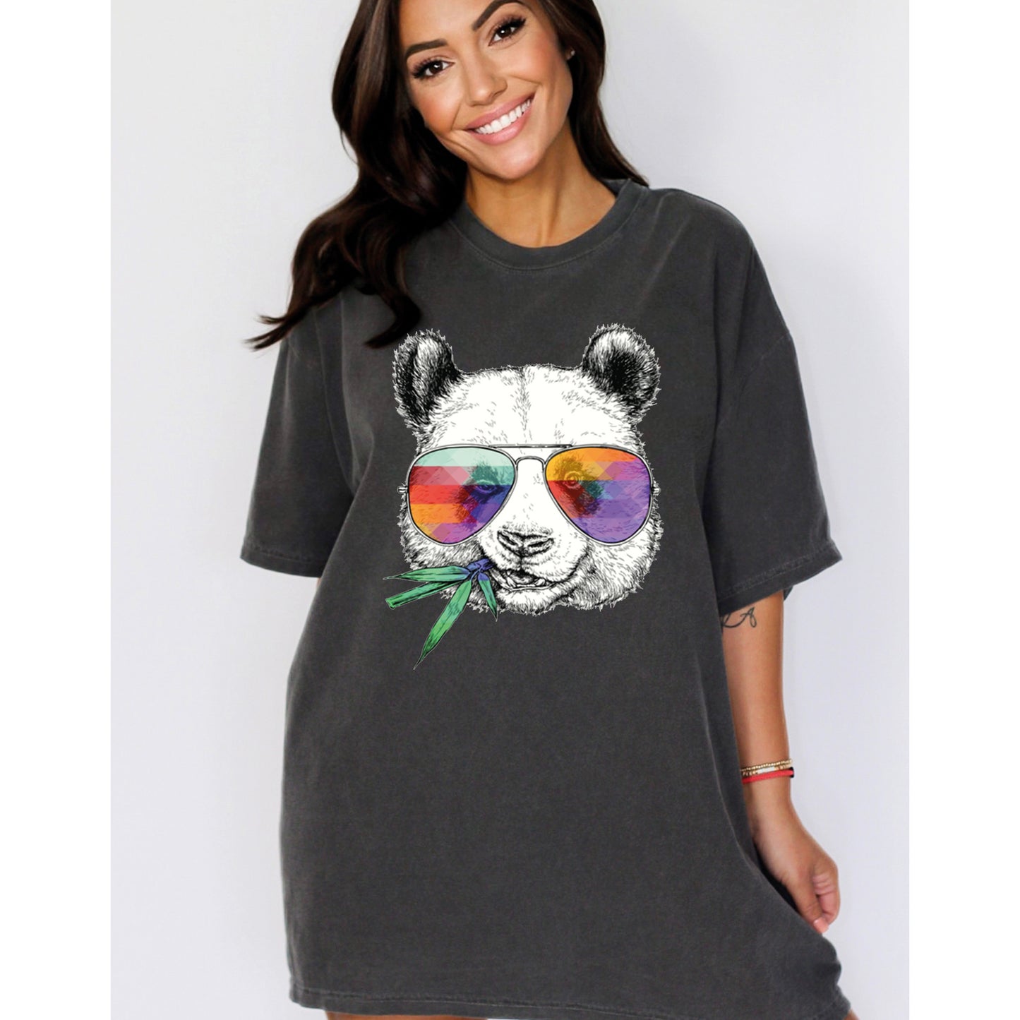 Panda Shirt, Cute Panda Shirt, Comfort Colors T-Shirts-newamarketing