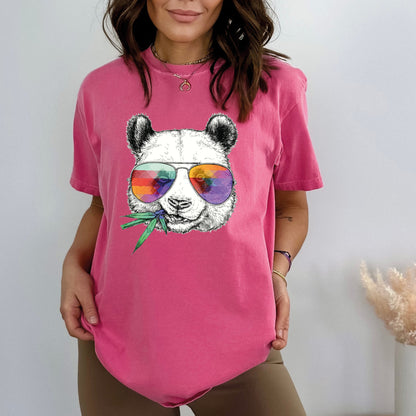 Panda Shirt, Cute Panda Shirt, Comfort Colors T-Shirts-newamarketing