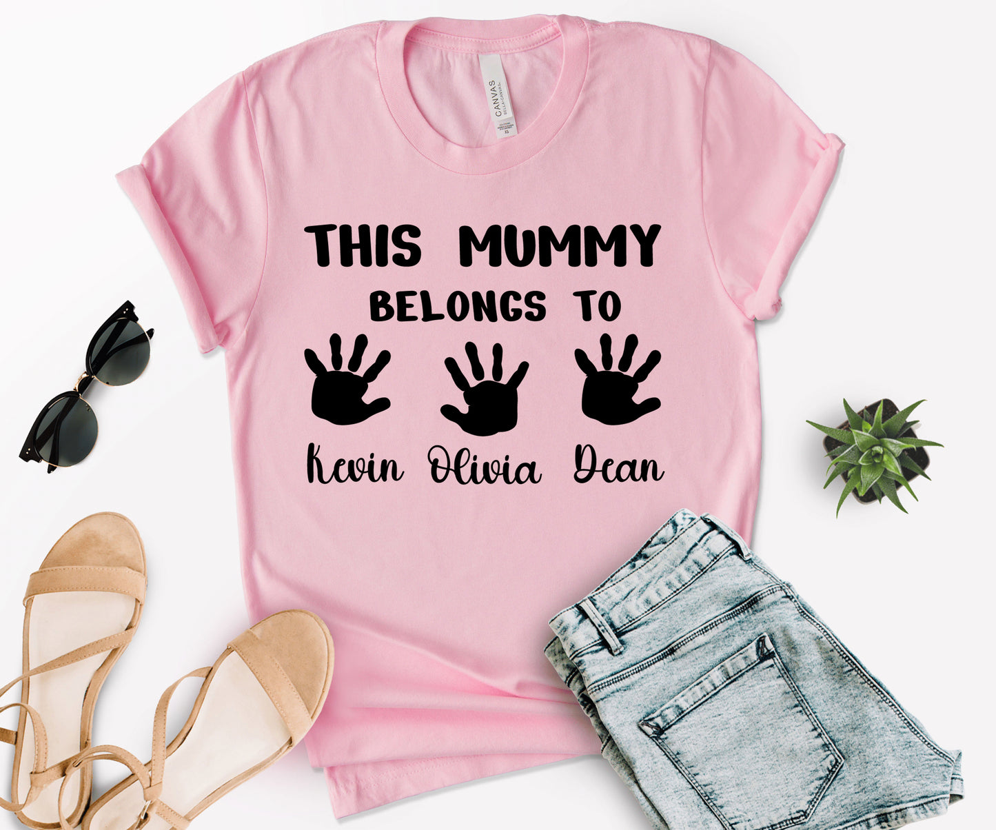 This Mummy Belongs Shirt, Custom Mama Shirt, Custom Mother's Day Shirt-newamarketing