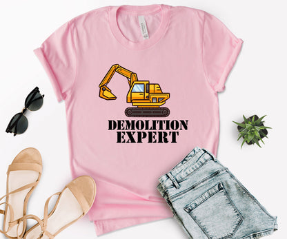 Master Builder Shirt, Father and Son Shirts, Master Builder Demolition Expert-newamarketing