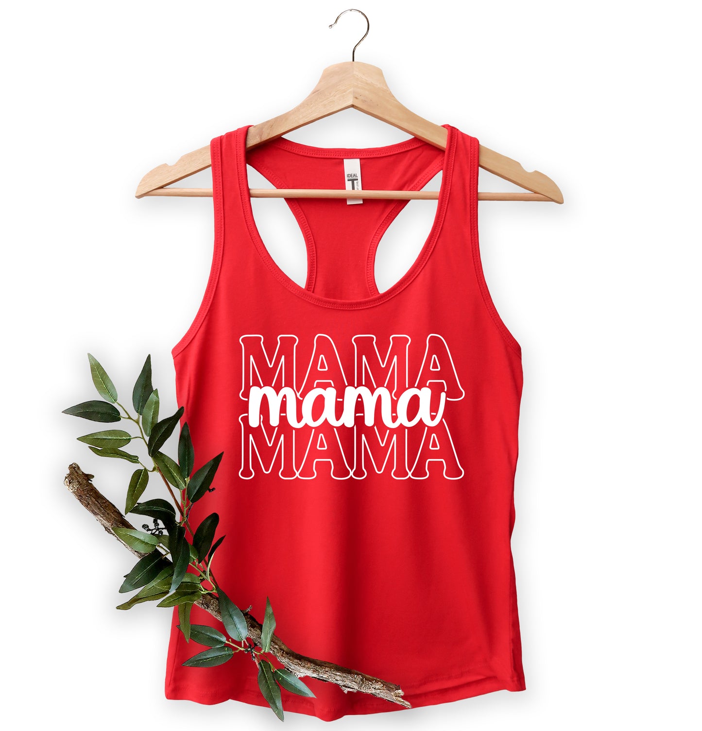 Stacked Font Mama Shirt, Retro Mama Shirt, Custom Mama Shirt-newamarketing