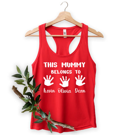 This Mummy Belongs Shirt, Custom Mama Shirt, Custom Mother's Day Shirt-newamarketing