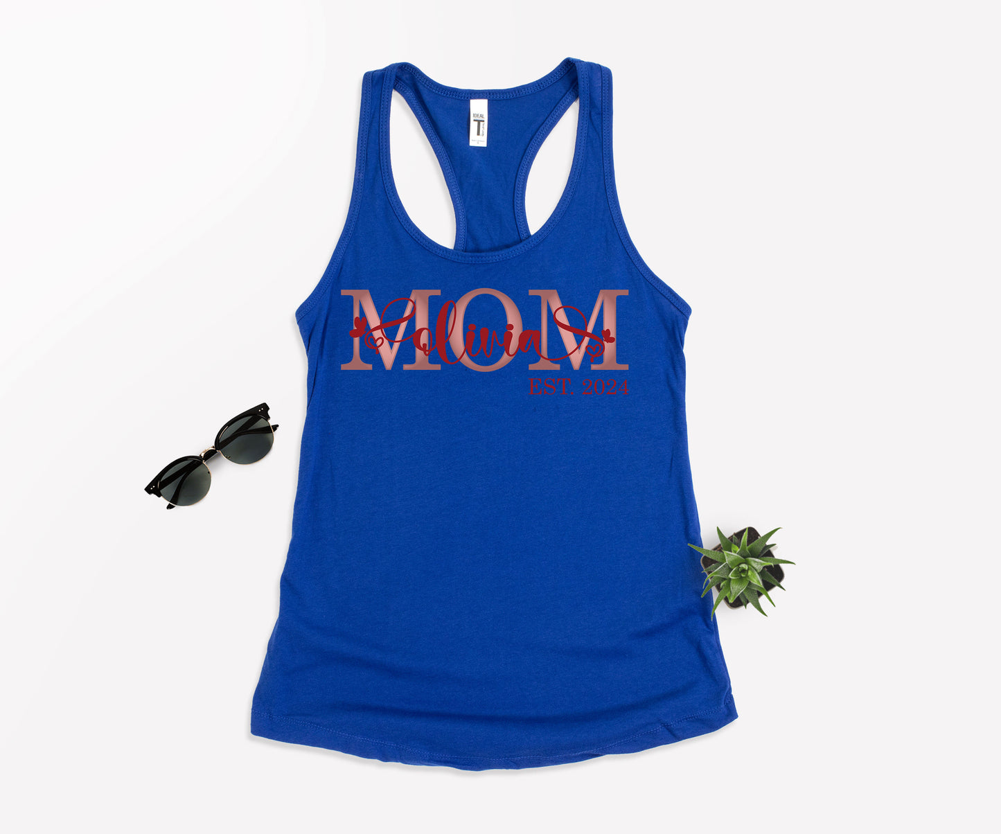 Custom Mother's Day Shirt, Mom Est Shirt, Customized Mom Shirt-newamarketing