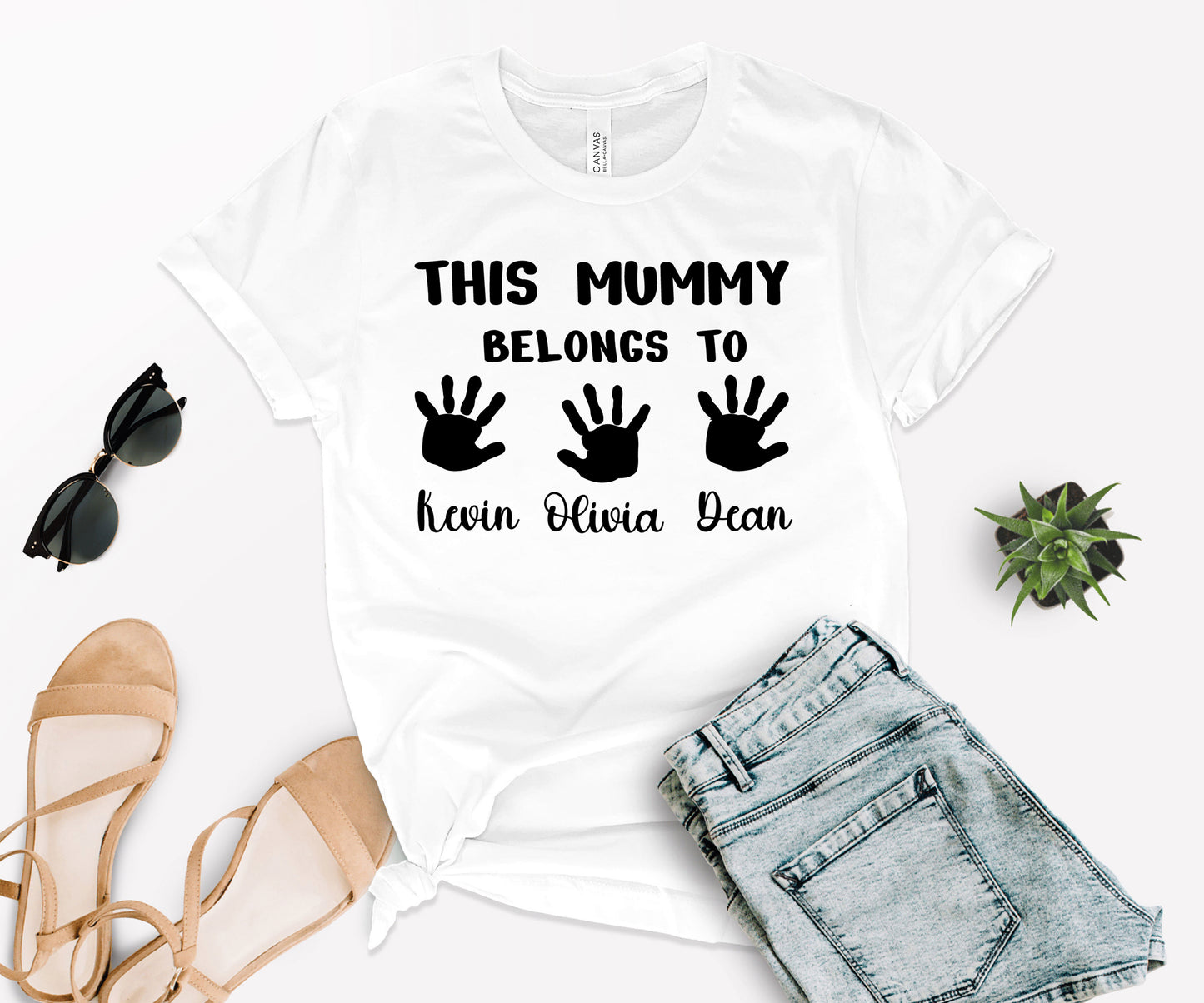 This Mummy Belongs Shirt, Custom Mama Shirt, Custom Mother's Day Shirt-newamarketing