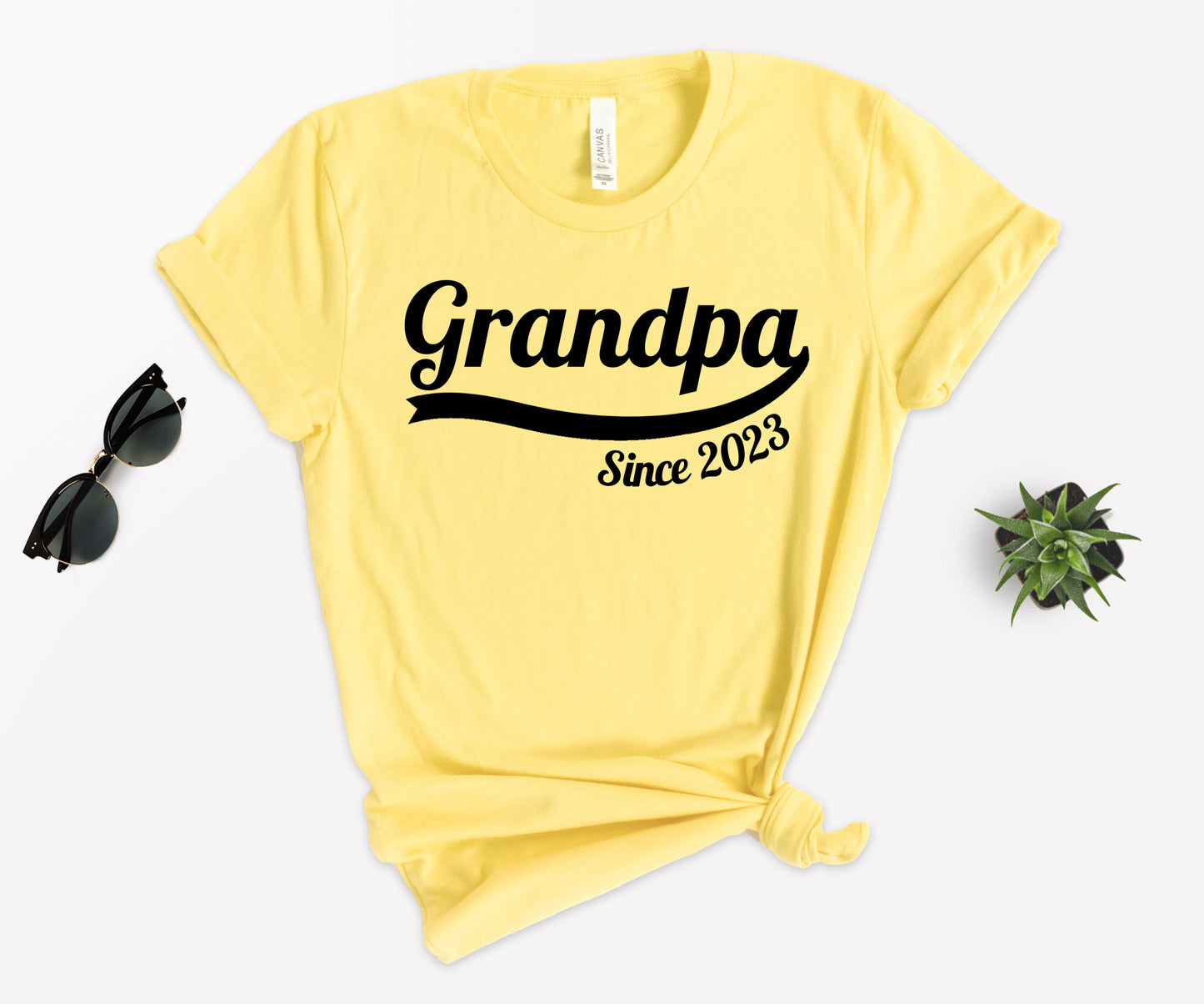 Custom Grandpa Since Shirt, Custom Fathers Day Shirt, Grandpa Shirt-newamarketing